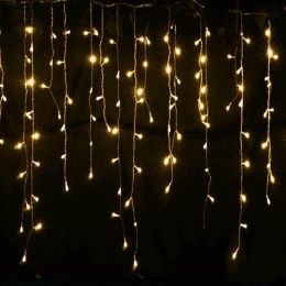 Led Starry Icicle Light String