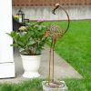 Accent Plus Cast Iron Flamingo Yard Art Pair