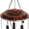 Accent Plus Bronze Wind Chimes with Stars and Bells - 34 inches