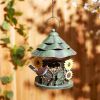 Accent Plus Cheerful Sunflower Hanging Bird Feeder