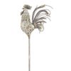 Accent Plus Vintage-Look Metal Rooster Garden Stake