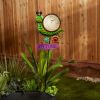 Accent Plus Metal Thermometer Garden Stake - Snail