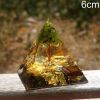 Natural Tiger Eye Orgonite Pyramid Heal Crystals Ball Energy Generator Reiki Chakra Multiplier Orgone Amethyst Meditation Stone