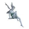 Sitting Statue Fairy Statue Resin Crafts Flower Fairy Garden Ornament