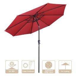 9FT AL Umbrella (Color: As Picture)