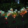 LED Dandelion Flower Stake Light Solar Energy Rechargeable for Outdoor Garden