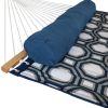 Heavy Duty Quilted Fabric Hammock Two-Person with Spreader Bars - 450 lb Weight Capacity