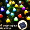 LED Solar Lights Outdoor Garden Waterproof Mushroom String Lawn Lamps Cute Fairy Light Landscape Lamp Path Yard Lawn Patio Decor