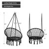 hammock chair; black